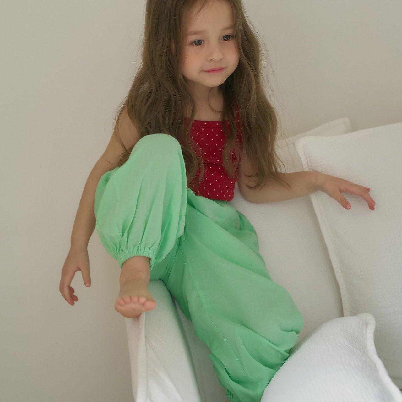 Toddler SS26 Summer Jogger Pants (1 - 6y) - Neon Green - AT NOON STORE