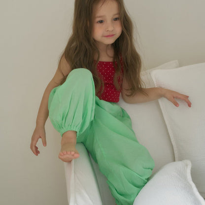 Toddler SS26 Summer Jogger Pants (1 - 6y) - Neon Green - AT NOON STORE
