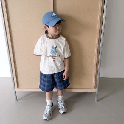 Toddler SS26 Sweet Summer Ice Cream Short Sleeve Top (1 - 7y) - 2 Colors - AT NOON STORE