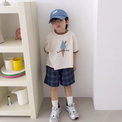 Toddler SS26 Sweet Summer Ice Cream Short Sleeve Top (1 - 7y) - 2 Colors - AT NOON STORE
