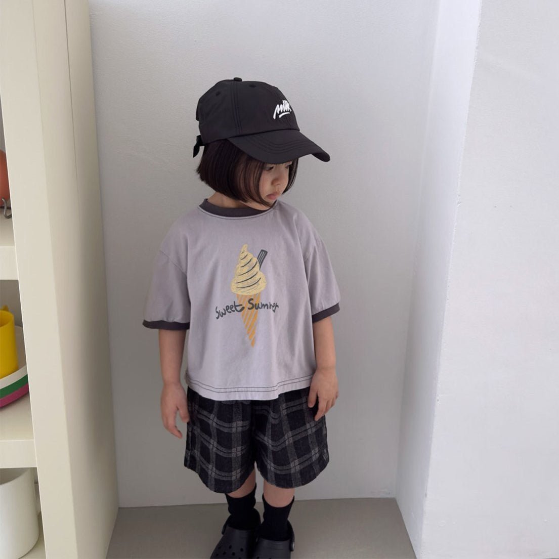 Toddler SS26 Sweet Summer Ice Cream Short Sleeve Top (1 - 7y) - 2 Colors - AT NOON STORE