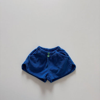 Toddler SS26 Terry Cloth Dolphin Shorts (15m - 7y) - 4 Colors kids outfit