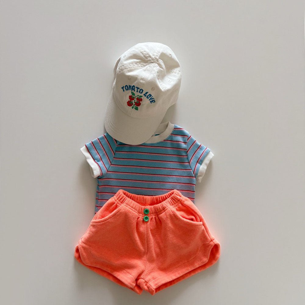 Toddler SS26 Terry Cloth Dolphin Shorts (15m - 7y) - 4 Colors kids outfit