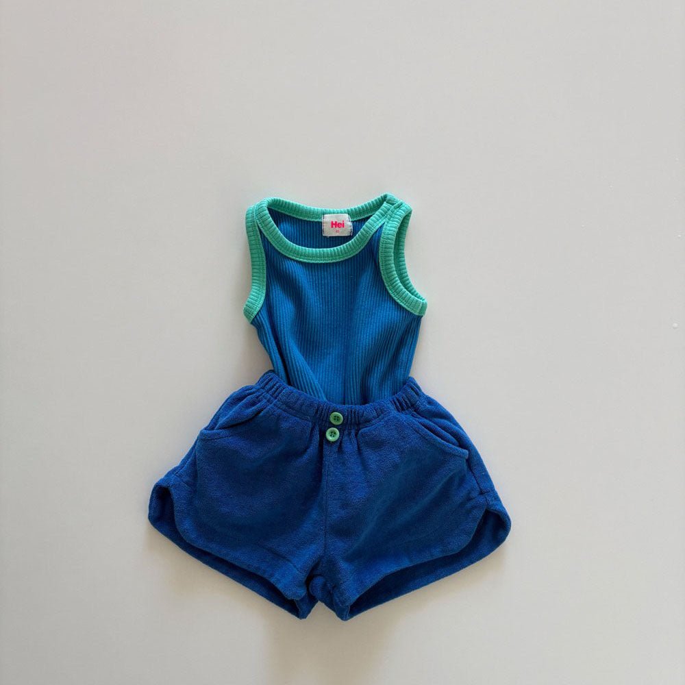 Toddler SS26 Terry Cloth Dolphin Shorts (15m - 7y) - 4 Colors kids outfit