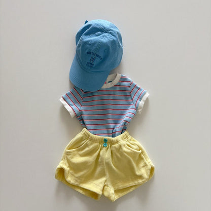 Toddler SS26 Terry Cloth Dolphin Shorts (15m - 7y) - 4 Colors kids outfit