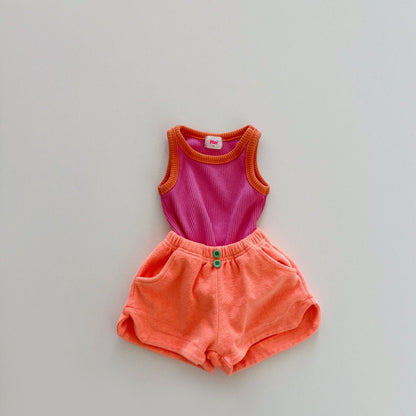 Toddler SS26 Terry Cloth Dolphin Shorts (15m - 7y) - 4 Colors kids outfit