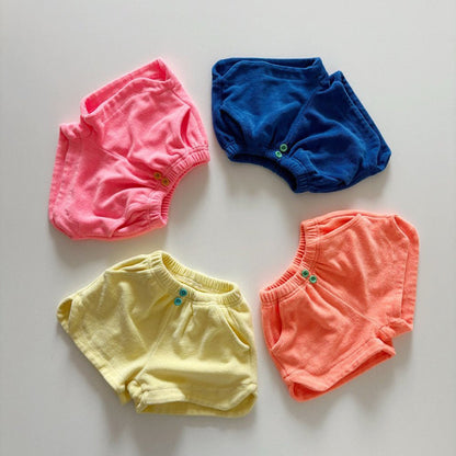 Toddler SS26 Terry Cloth Dolphin Shorts (15m - 7y) - 4 Colors kids outfit