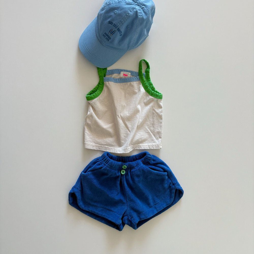 Toddler SS26 Terry Cloth Dolphin Shorts (15m - 7y) - 4 Colors kids outfit