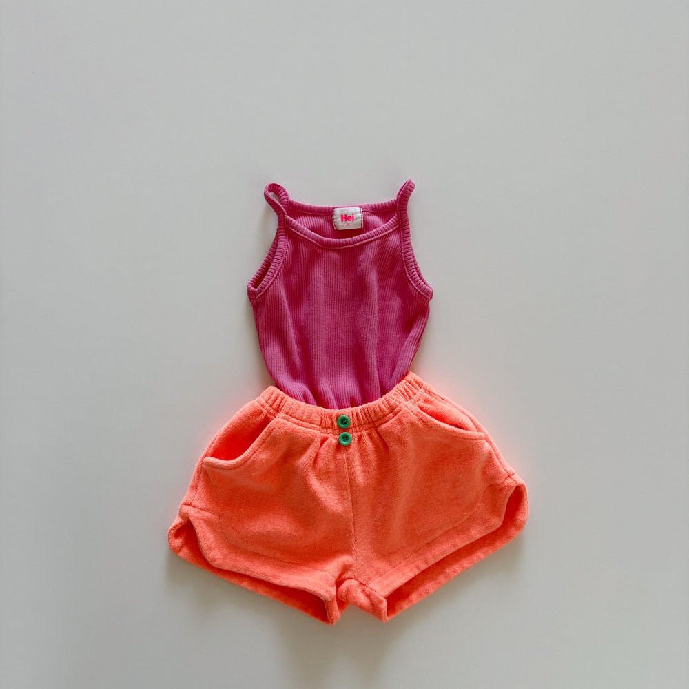 Toddler SS26 Terry Cloth Dolphin Shorts (15m - 7y) - 4 Colors kids outfit