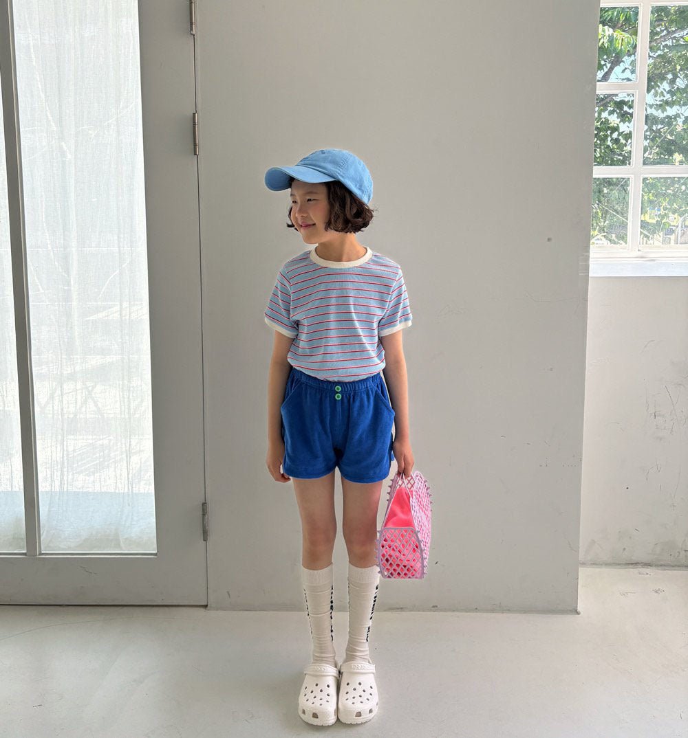 Toddler SS26 Terry Cloth Dolphin Shorts (15m - 7y) - 4 Colors kids outfit