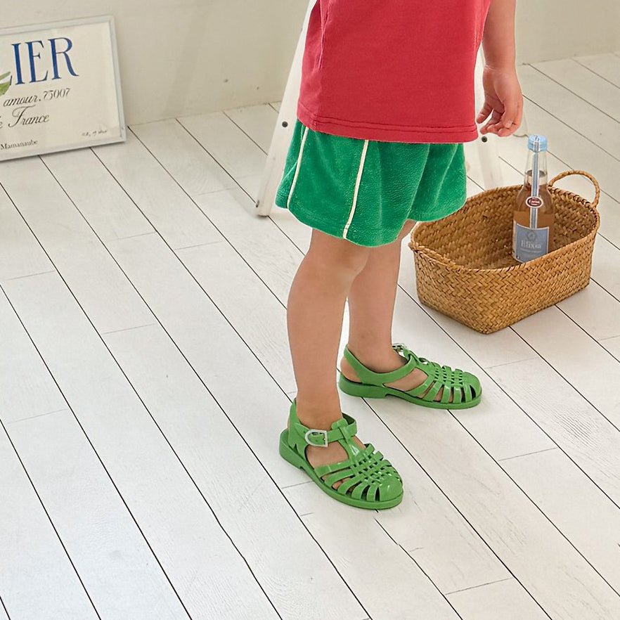 Toddler SS26 Terry Cloth Piping Detail Shorts (2 - 8y) - 3 Colors - AT NOON STORE