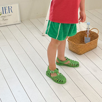 Toddler SS26 Terry Cloth Piping Detail Shorts (2 - 8y) - 3 Colors - AT NOON STORE