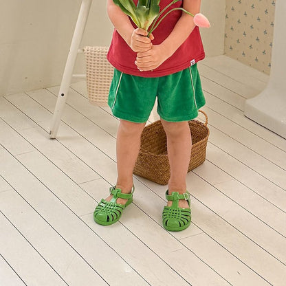 Toddler SS26 Terry Cloth Piping Detail Shorts (2 - 8y) - 3 Colors - AT NOON STORE
