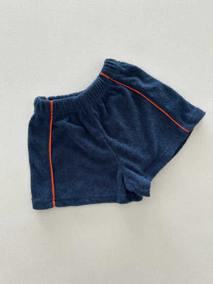 Toddler SS26 Terry Cloth Piping Detail Shorts (2 - 8y) - 3 Colors - AT NOON STORE