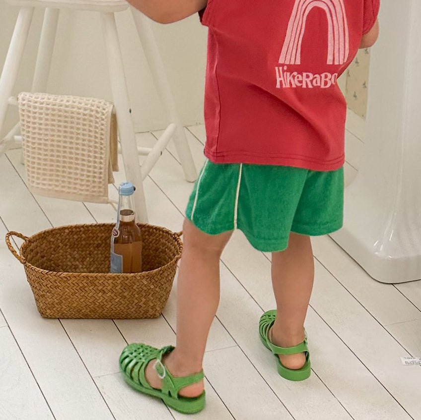 Toddler SS26 Terry Cloth Piping Detail Shorts (2 - 8y) - 3 Colors - AT NOON STORE