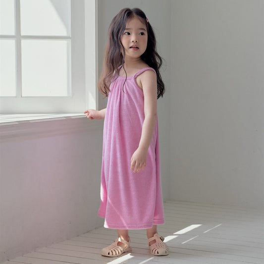 Toddler SS26 Terry Cloth Sleeveless Dress (1 - 7y) - 3 Colors - AT NOON STORE