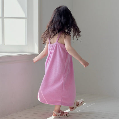 Toddler SS26 Terry Cloth Sleeveless Dress (1 - 7y) - 3 Colors - AT NOON STORE