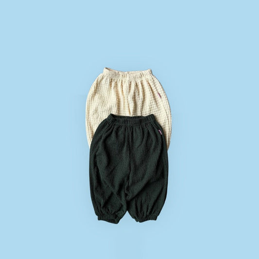 Toddler SS26 Textured Jogger Pants (1 - 7y) - 2 Colors - AT NOON STORE