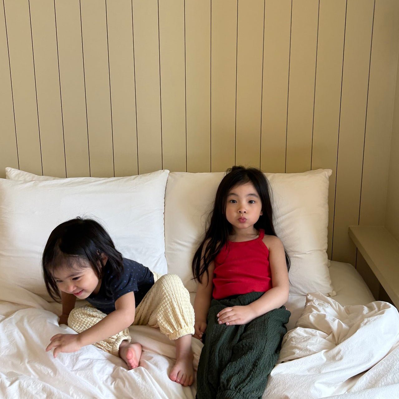 Toddler SS26 Textured Jogger Pants (1 - 7y) - 2 Colors - AT NOON STORE