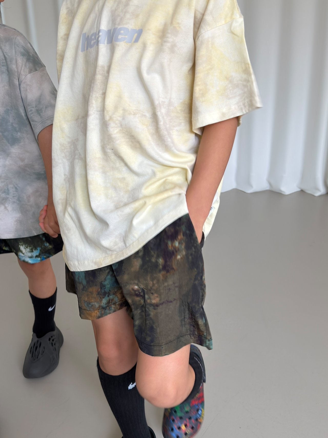 Toddler SS26 Tie Dyed Shorts (3-8y) - 2 Colors kids outfit