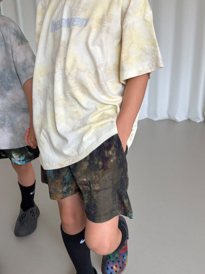 Toddler SS26 Tie Dyed Shorts (3-8y) - 2 Colors kids outfit