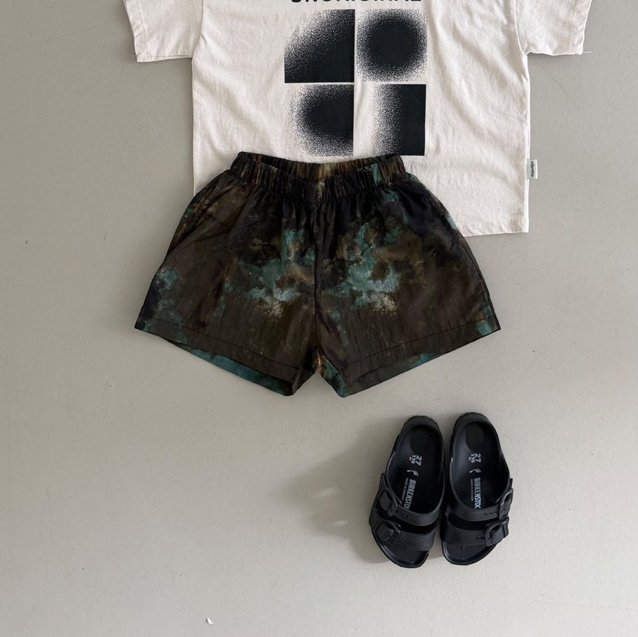 Toddler SS26 Tie Dyed Shorts (3-8y) - 2 Colors kids outfit