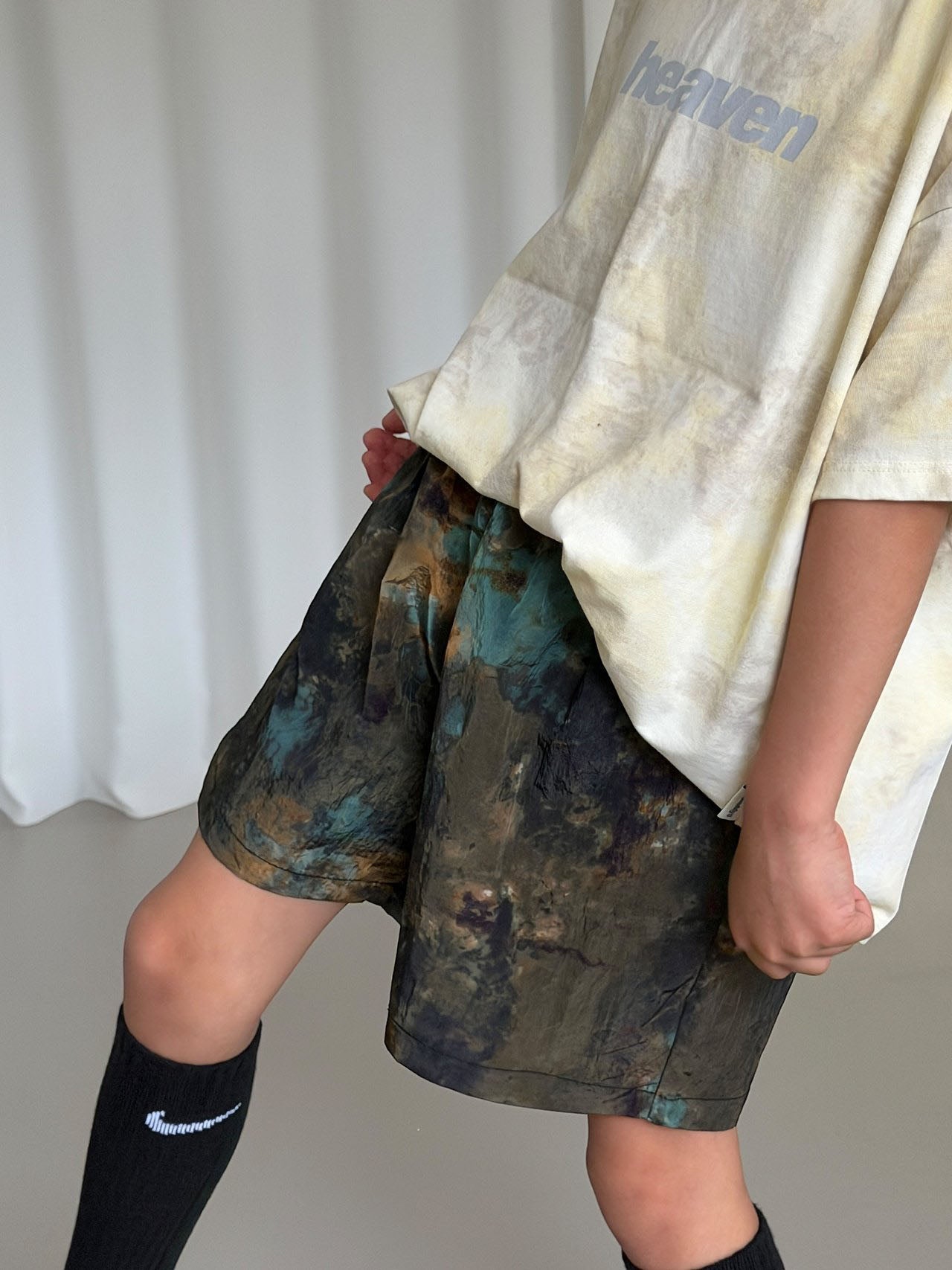Toddler SS26 Tie Dyed Shorts (3-8y) - 2 Colors kids outfit