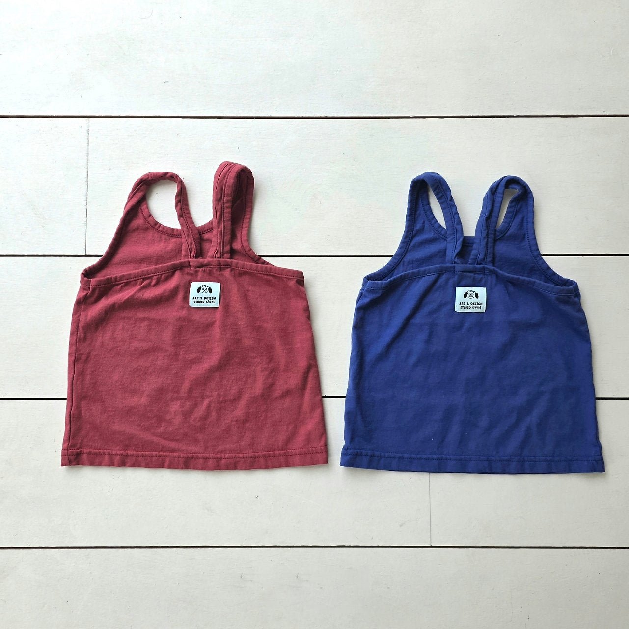 Toddler SS26 V Back Tank Top (2 - 7y) - 2 Colors - AT NOON STORE