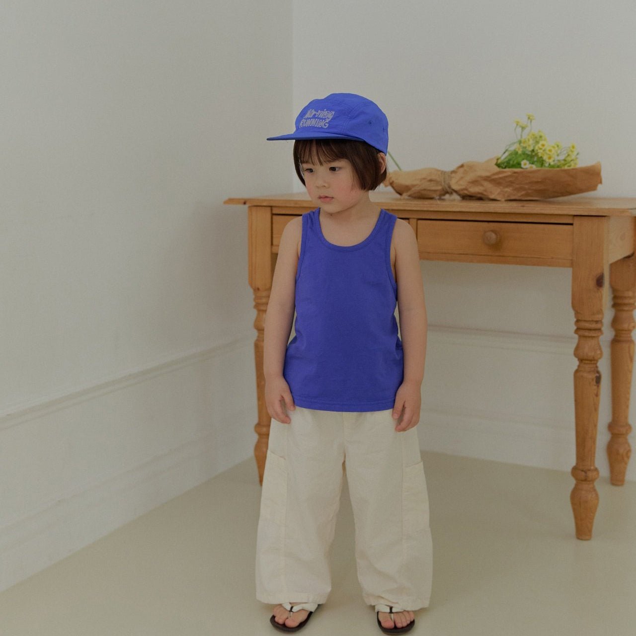 Toddler SS26 V Back Tank Top (2 - 7y) - 2 Colors - AT NOON STORE