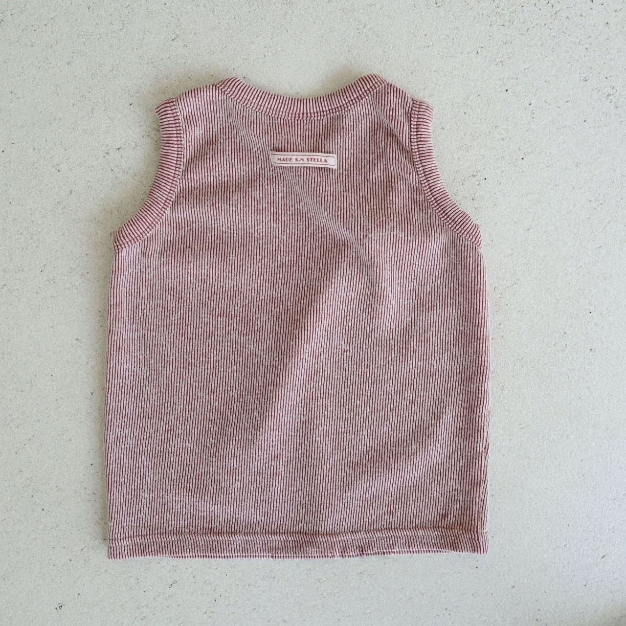 Toddler Stella Sleeveless Ribbed Top (15m - 7y) - 2 Colors kids outfit