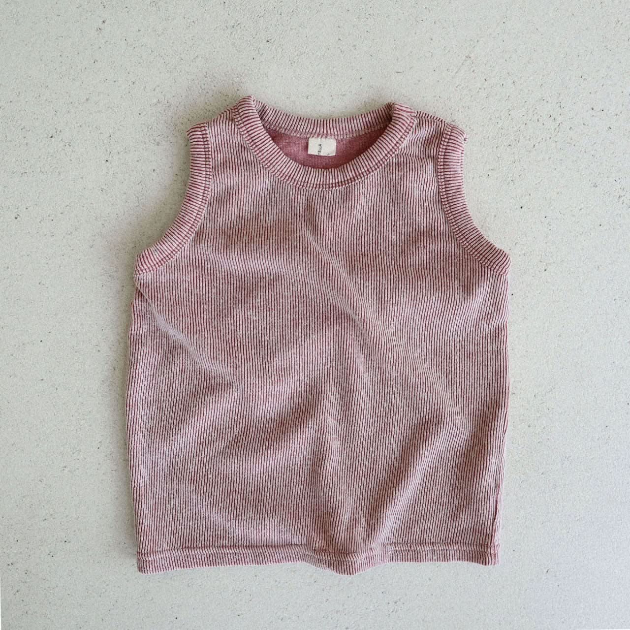 Toddler Stella Sleeveless Ribbed Top (15m - 7y) - 2 Colors kids outfit