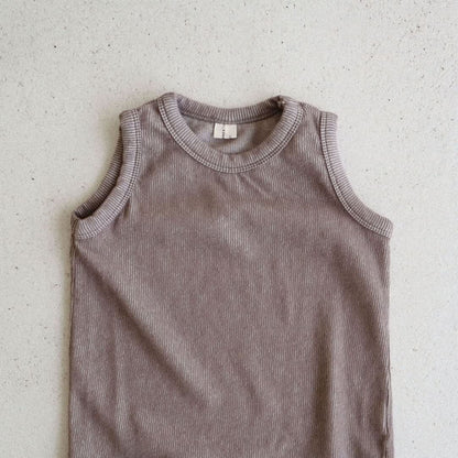 Toddler Stella Sleeveless Ribbed Top (15m - 7y) - 2 Colors kids outfit