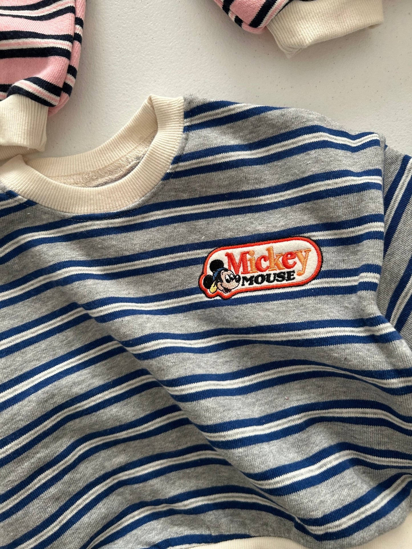 Toddler Stripe Long Sleeve Sweatshirt and Jogger Pants Set (1 - 6y) - 2 Colors kids outfit