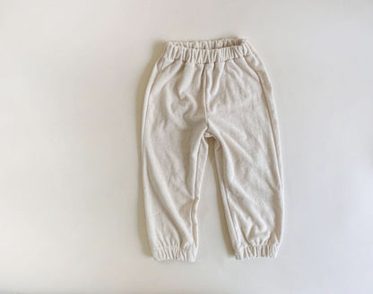 Toddler Terry Cloth Top and Jogger Pants Set (3 - 7y) - 2 Colors kids outfit