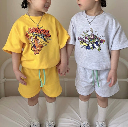 Toddler Toy Story Short Sleeve Top and Shorts Set (18m - 6y) - 3 Colors - AT NOON STORE