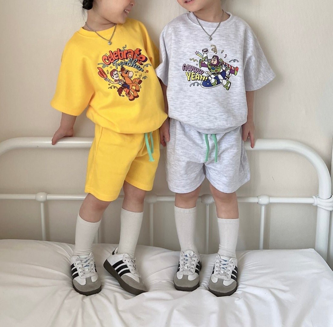 Toddler Toy Story Short Sleeve Top and Shorts Set (18m - 6y) - 3 Colors - AT NOON STORE