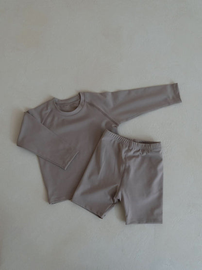 Toddler Two - Piece Rashguard Set (1 - 6y) - 3 Colors kids outfit