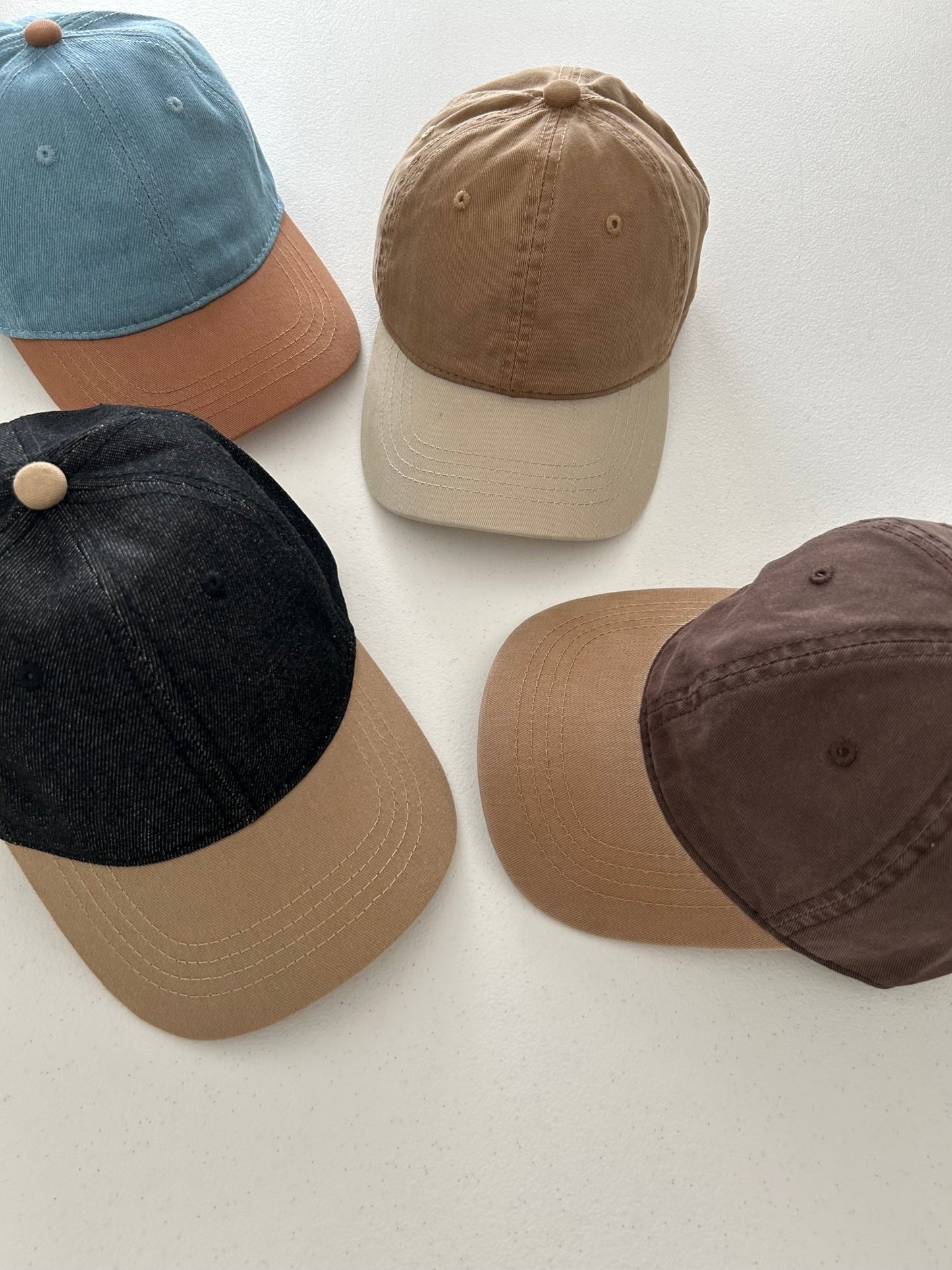 Toddler Two Tone Baseball Cap (3 - 7y) - 4 Colors kids outfit