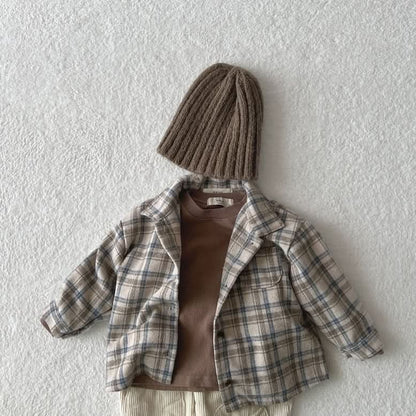 Toddler W24 Brushed Cotton Flannel Shirt (1 - 6y) - 2 Colors kids outfit