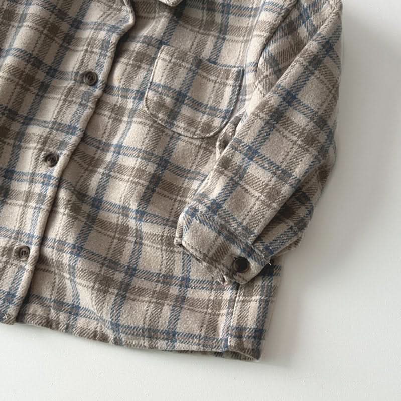 Toddler W24 Brushed Cotton Flannel Shirt (1 - 6y) - 2 Colors kids outfit