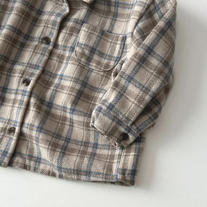 Toddler W24 Brushed Cotton Flannel Shirt (1 - 6y) - 2 Colors kids outfit