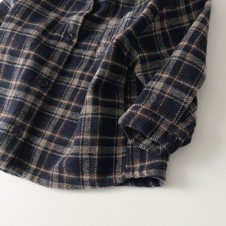 Toddler W24 Brushed Cotton Flannel Shirt (1 - 6y) - 2 Colors kids outfit