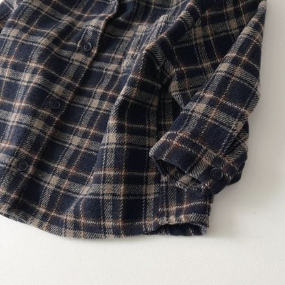 Toddler W24 Brushed Cotton Flannel Shirt (1 - 6y) - 2 Colors kids outfit