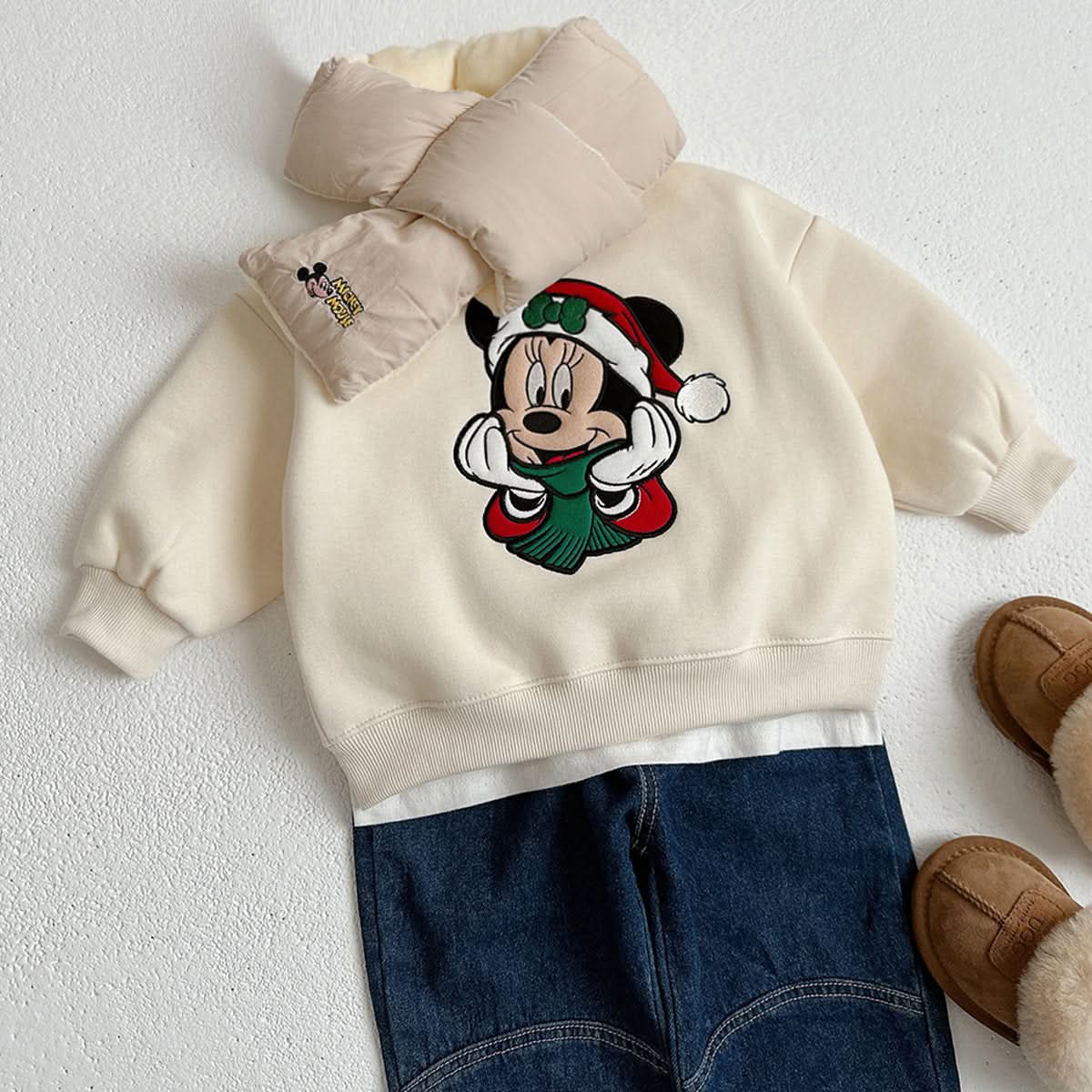 Toddler W24 Disney Mickey Padded Muffler (2 - 5y) - 3 Colors kids outfit