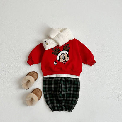 Toddler W24 Disney Mickey Padded Muffler (2 - 5y) - 3 Colors kids outfit