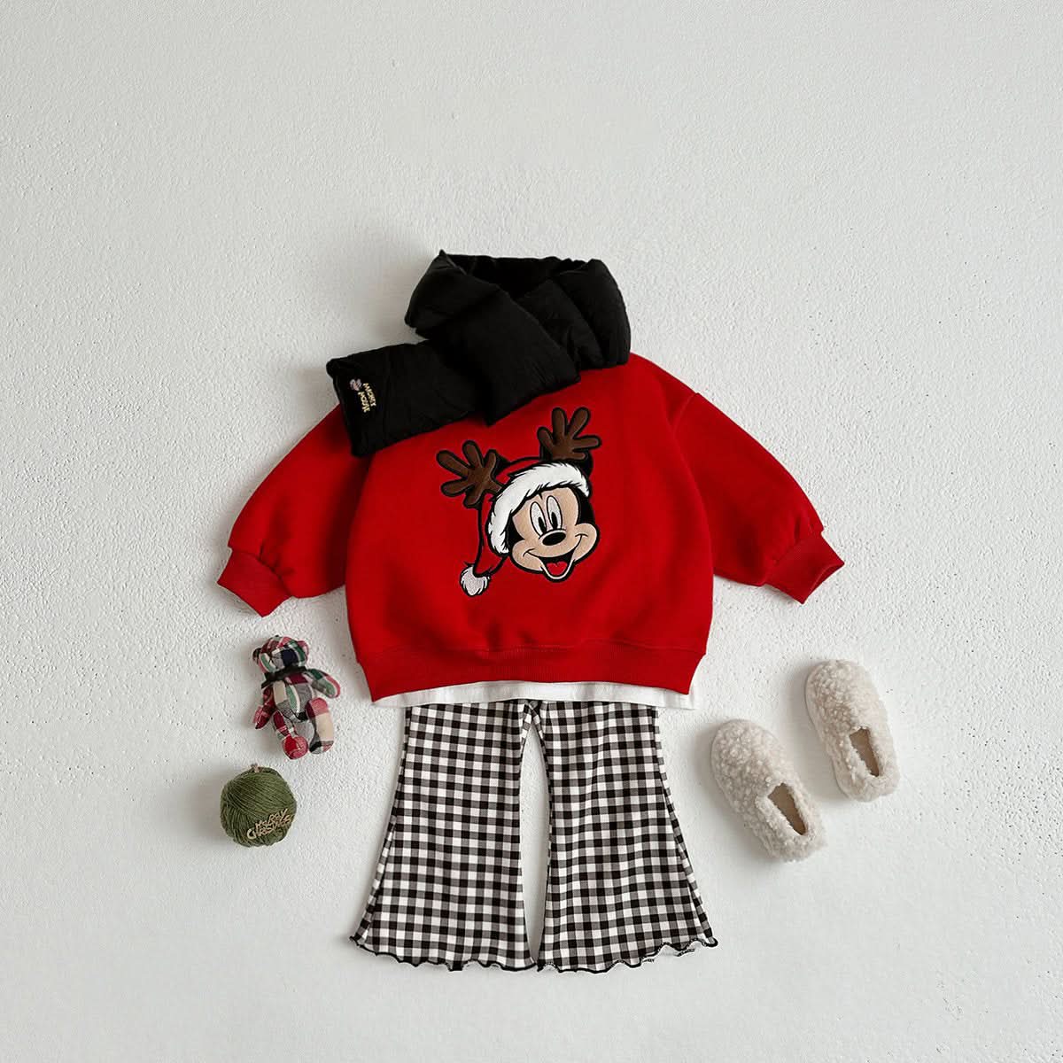 Toddler W24 Disney Mickey Padded Muffler (2 - 5y) - 3 Colors kids outfit