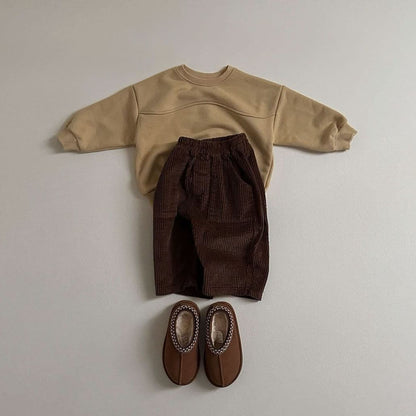 Toddler W24 French Terry Cutline Sweatshirts (10m - 4y) - 3 Colors kids outfit