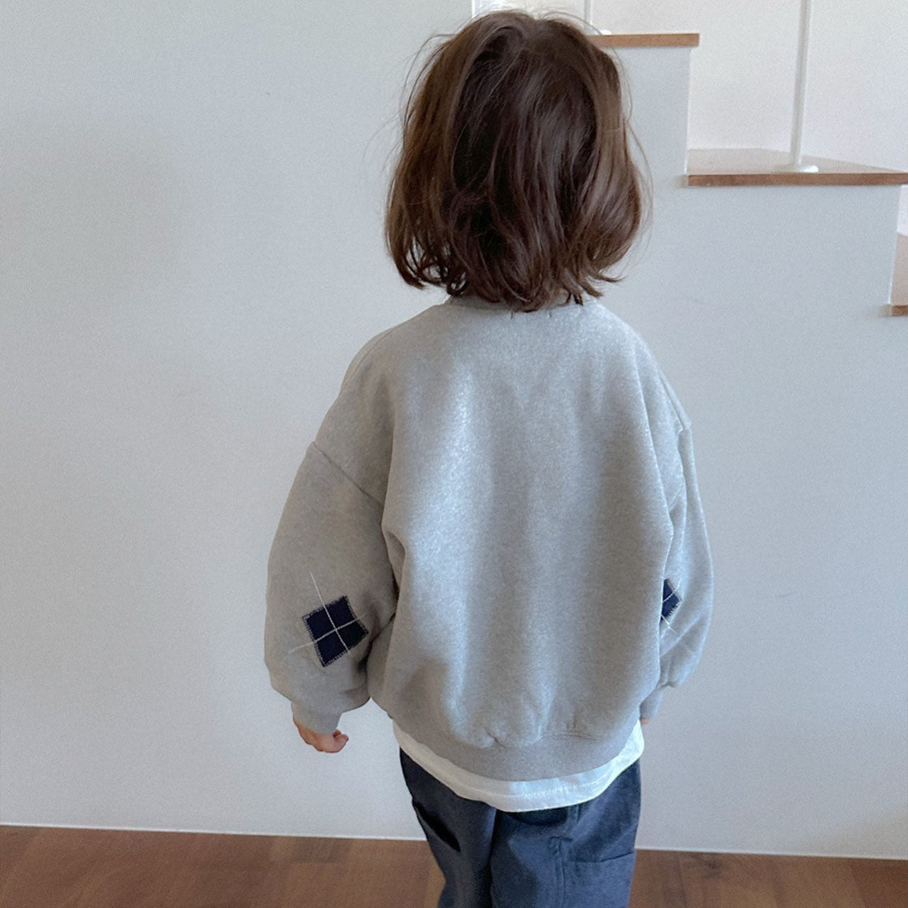 Toddler W25 Argyle Elbow Sweatshirt (2 - 7y) - 3 Colors kids outfit