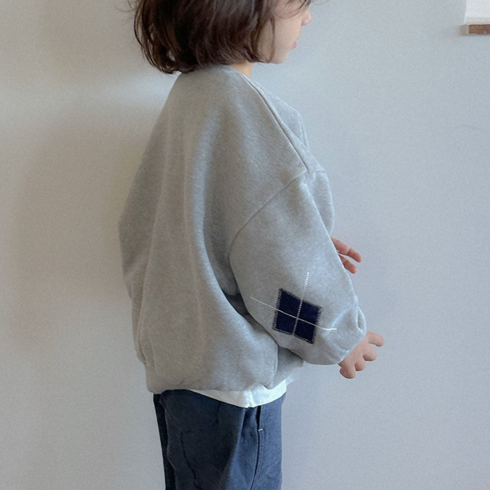 Toddler W25 Argyle Elbow Sweatshirt (2 - 7y) - 3 Colors kids outfit