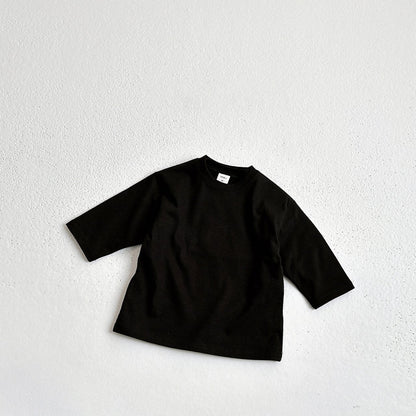 Toddler W25 Basic Long Sleeve Top (1 - 6y) - 3 Colors kids outfit